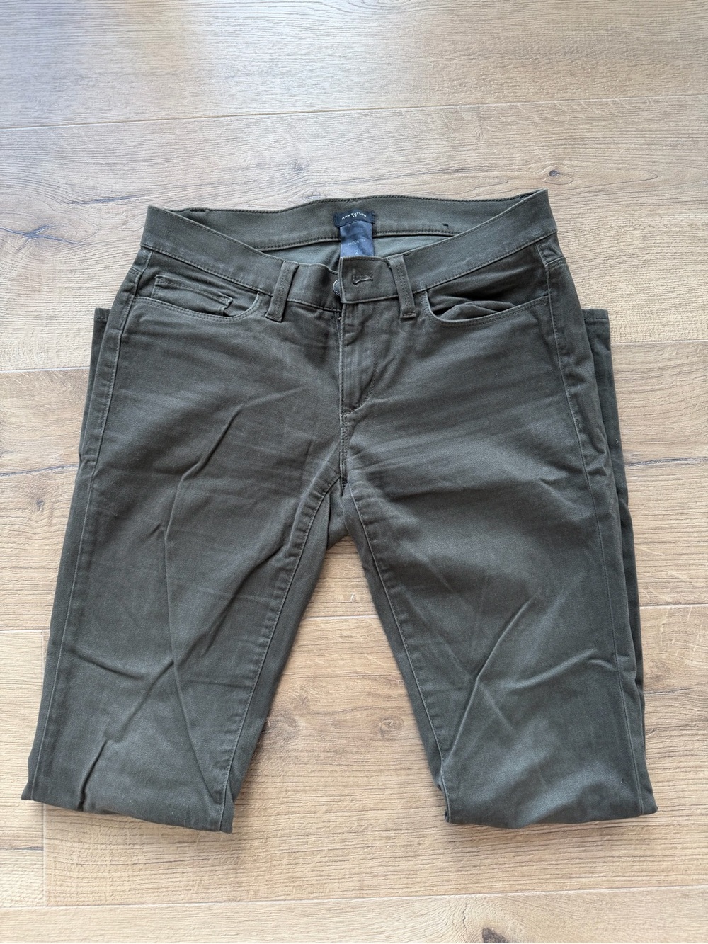 Women’s Olive Green Stretch Jeans